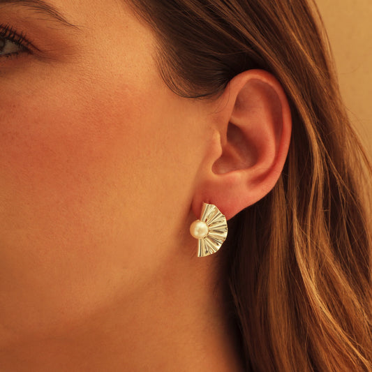 Abanico Plata 950 Perla