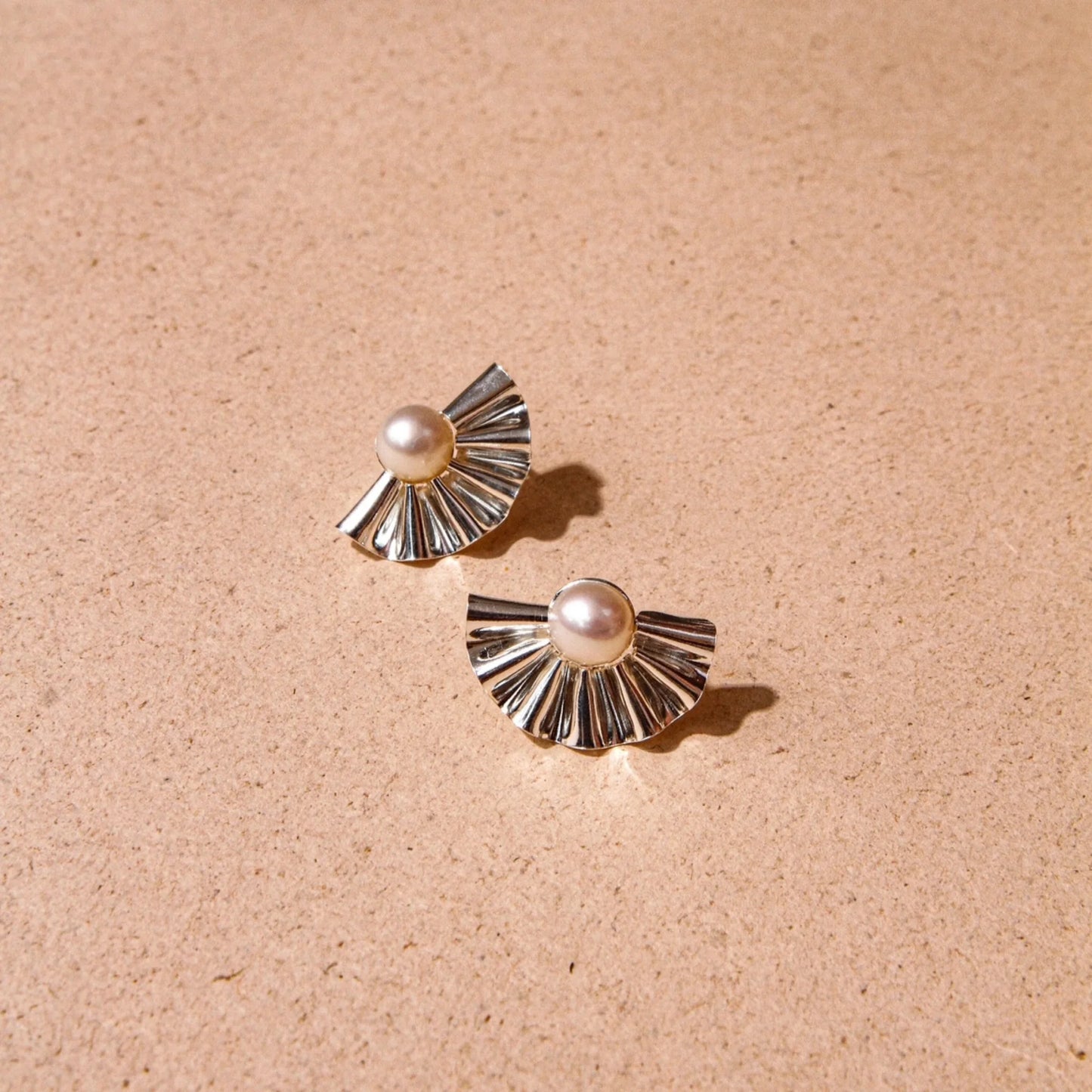 Abanico Plata 950 Perla