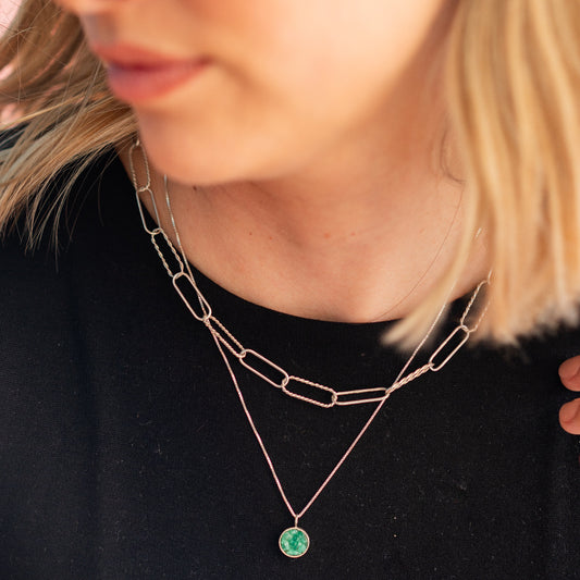 Cadena eslabones Plata 950