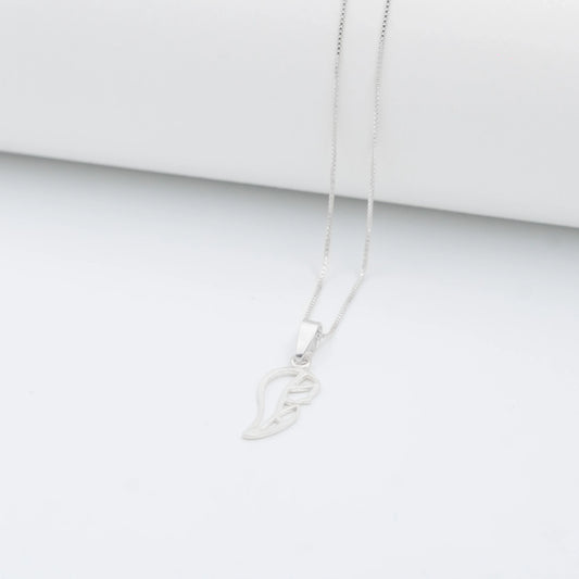 Silver 950 Virgin Mary pendant on a delicate chain, handcrafted and eco-friendly.