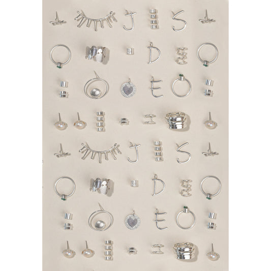 Dije iniciales plata 950 personalizado. Joyería artesanal única. Diseño personalizado hecho a mano Colombia.