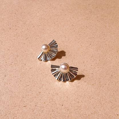 Abanico Plata 950 Perla