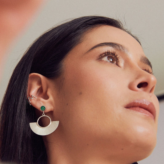 Esmeraldas Colombianas y Plata 950   