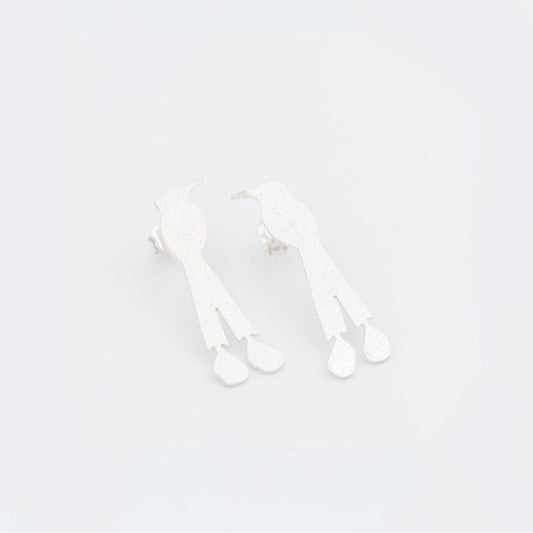  Aretes artesanales plata 950 estilo barranquero. Joyería hecha a mano Colombia. Diseño único tradicional.