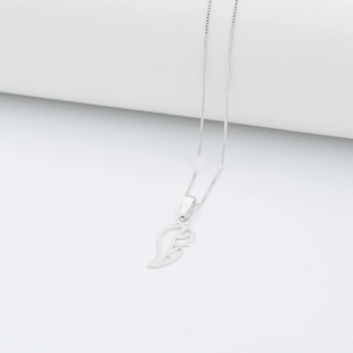 Silver 950 Virgin Mary pendant on a delicate chain, handcrafted and eco-friendly.